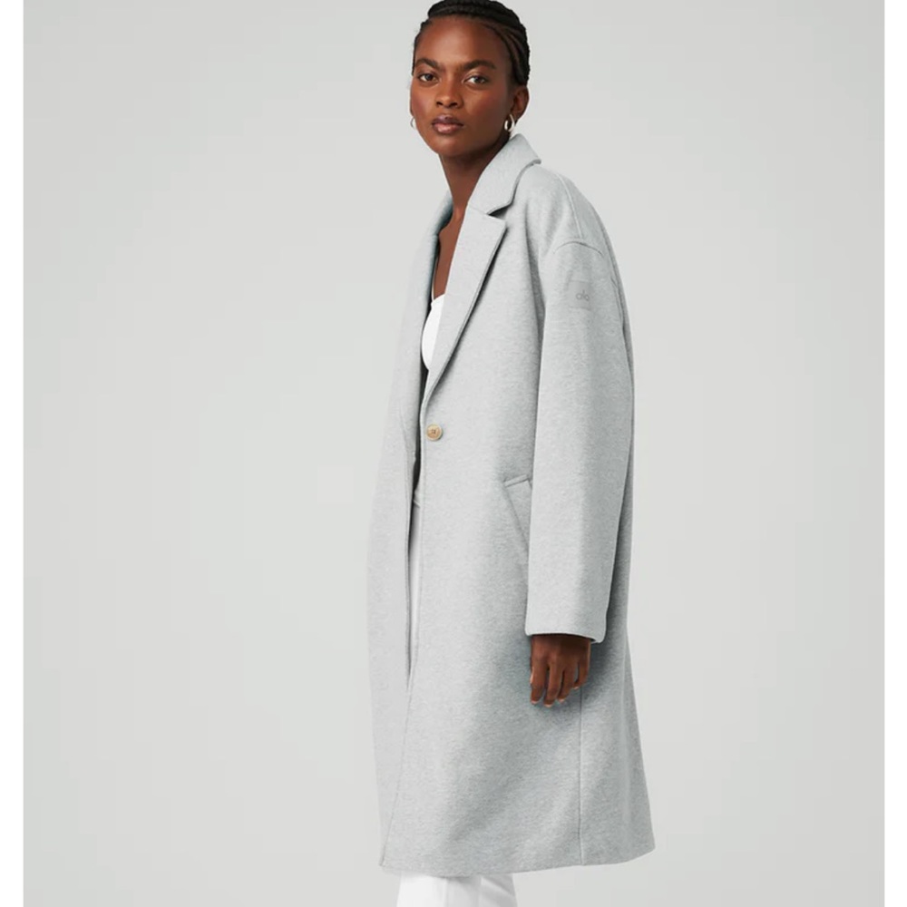 Alo yoga vip blazer trench jacket 🩶